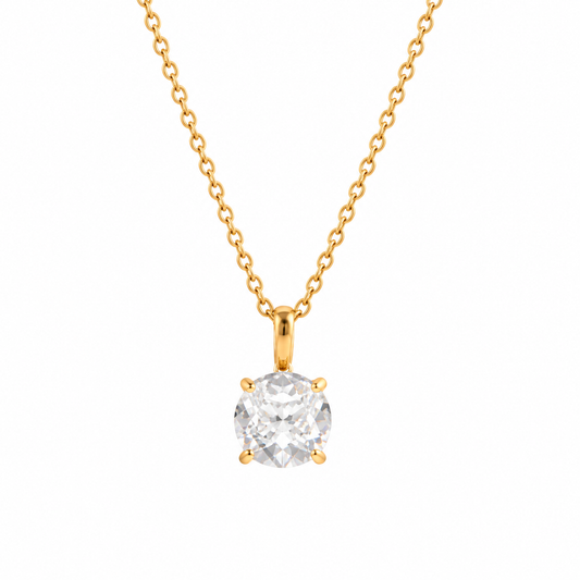 Solitaire Crystal Necklace